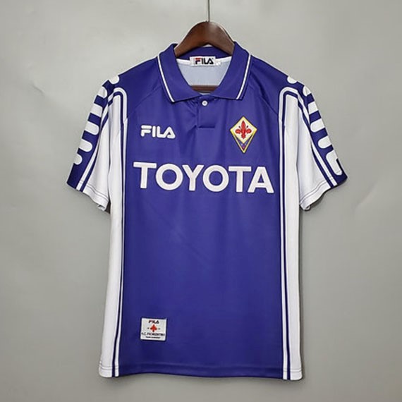 Thailande Maillot Fiorentina Domicile Retro 1999 2000